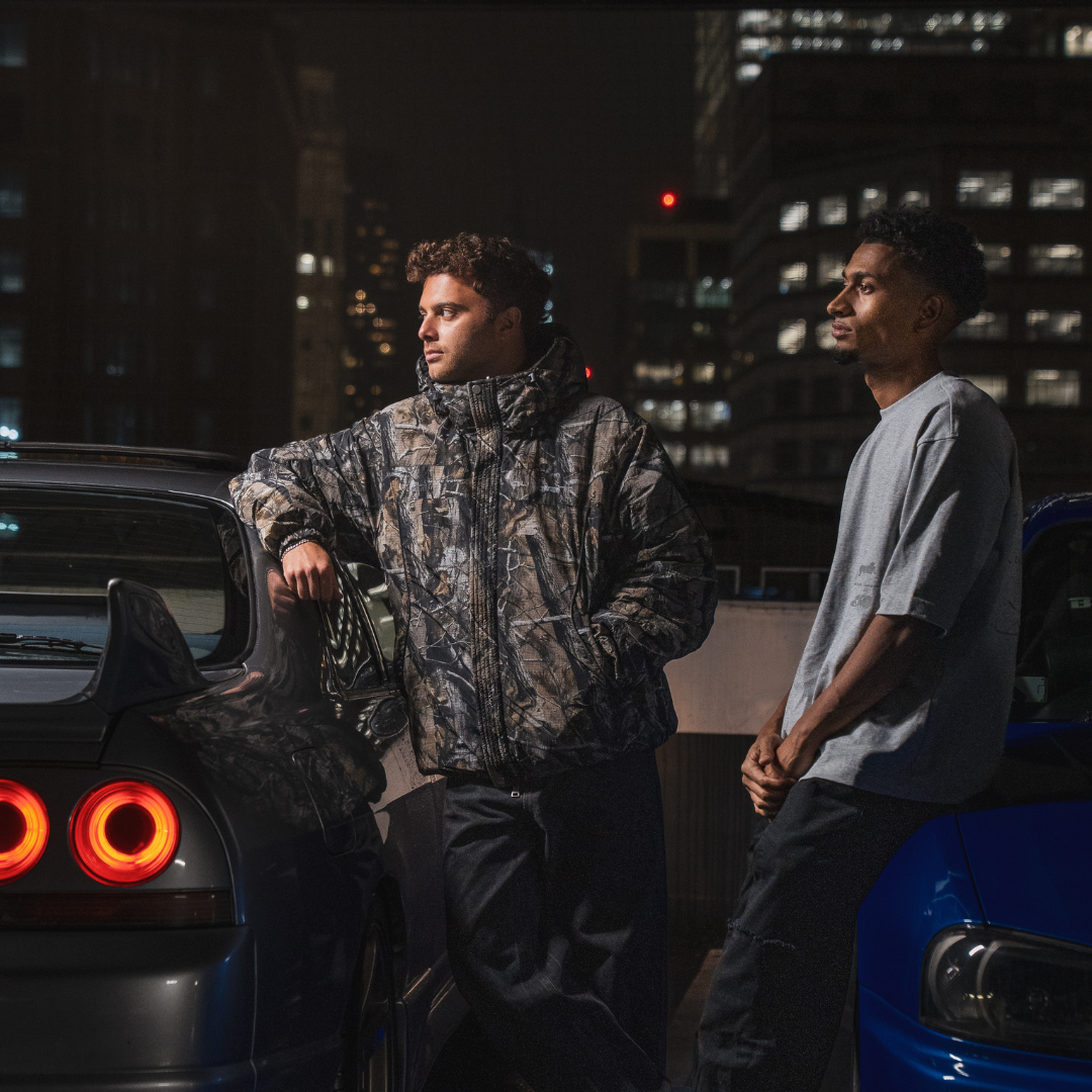 Chrome Reversible Camo Puffer