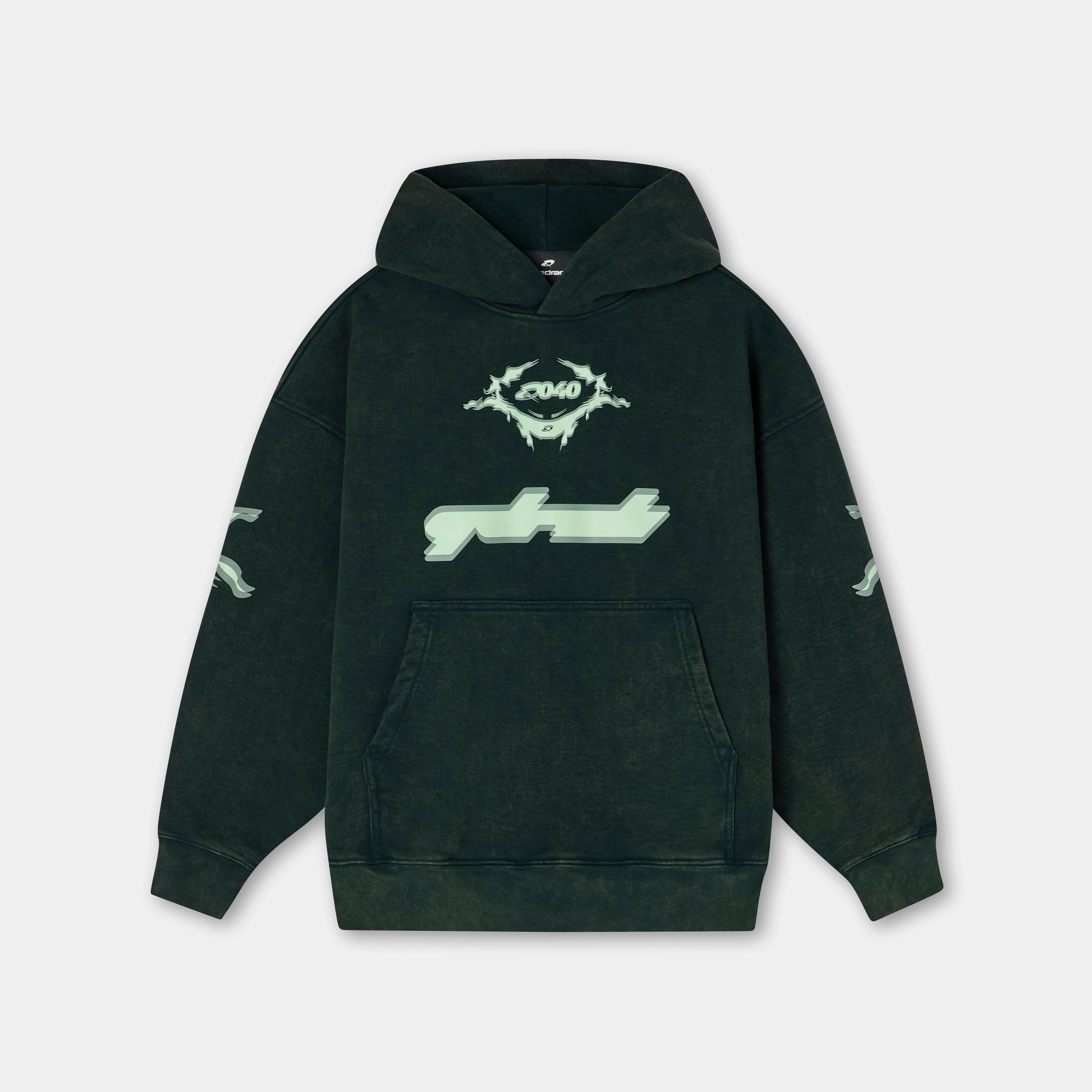 [完売品]CREEF hoodie ライトストーン付き Chrome 040 Hoodie – Quadrant