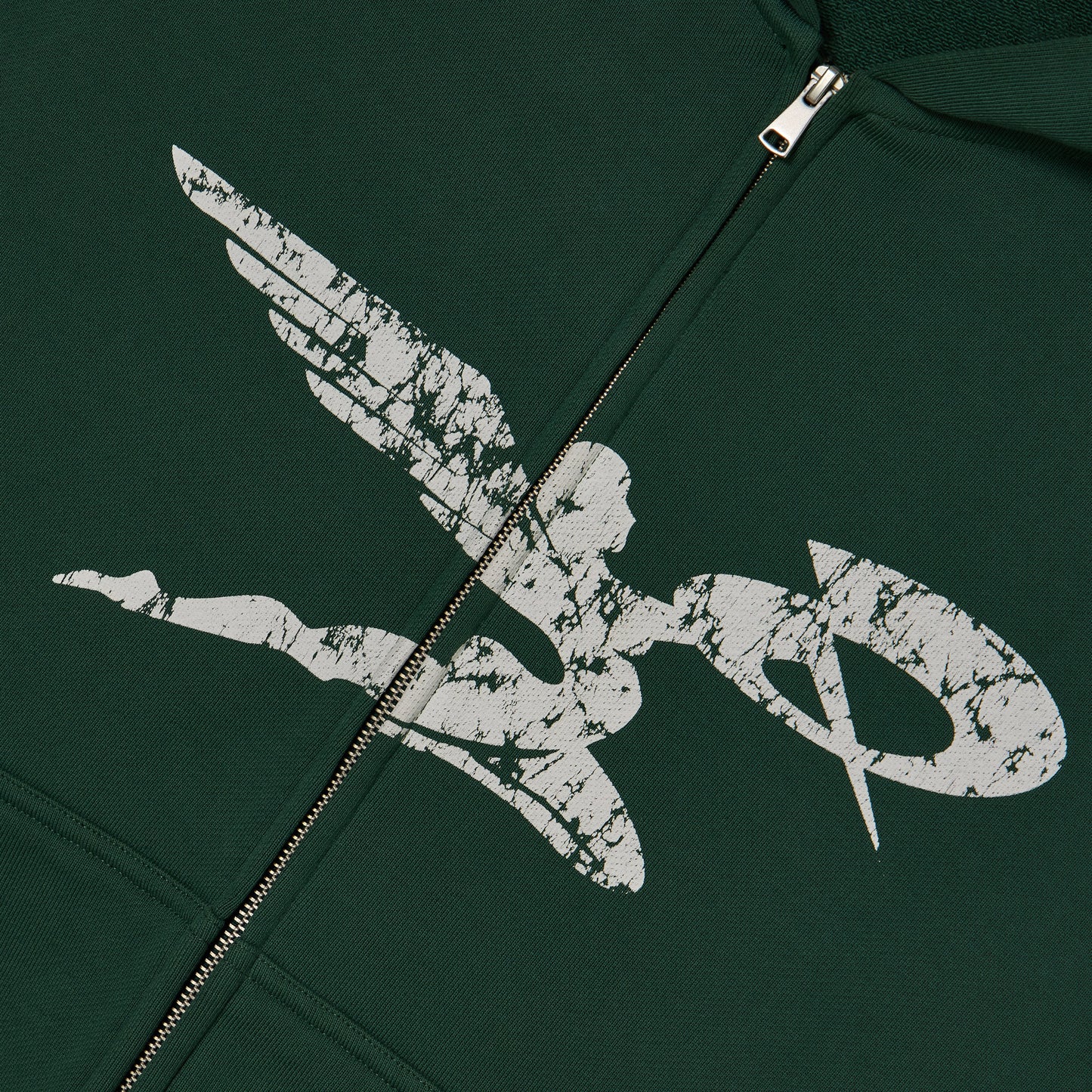 Winged Zipped Hoodie