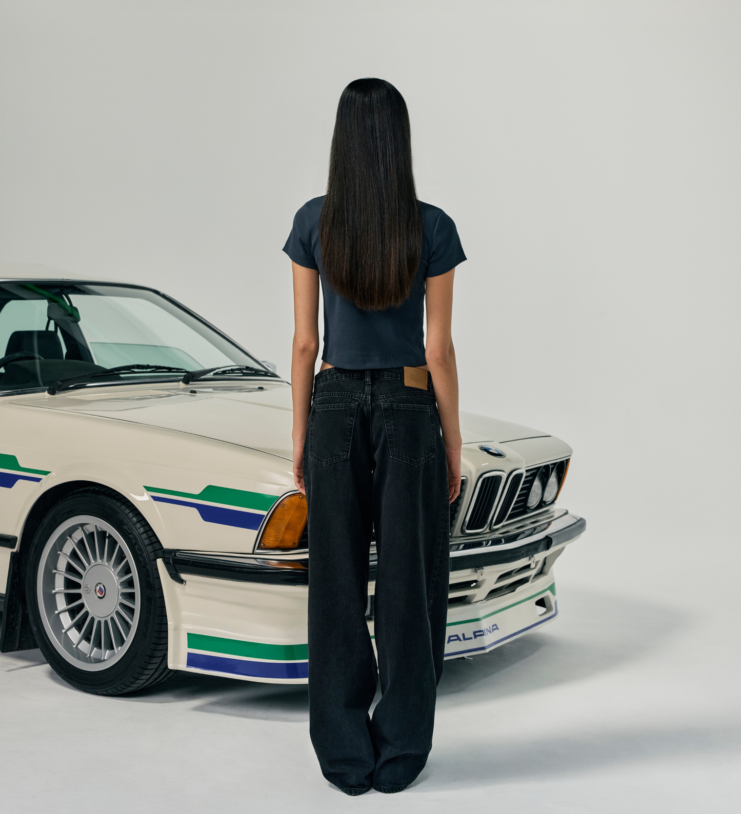 Quadrant Ribbed Baby Tee