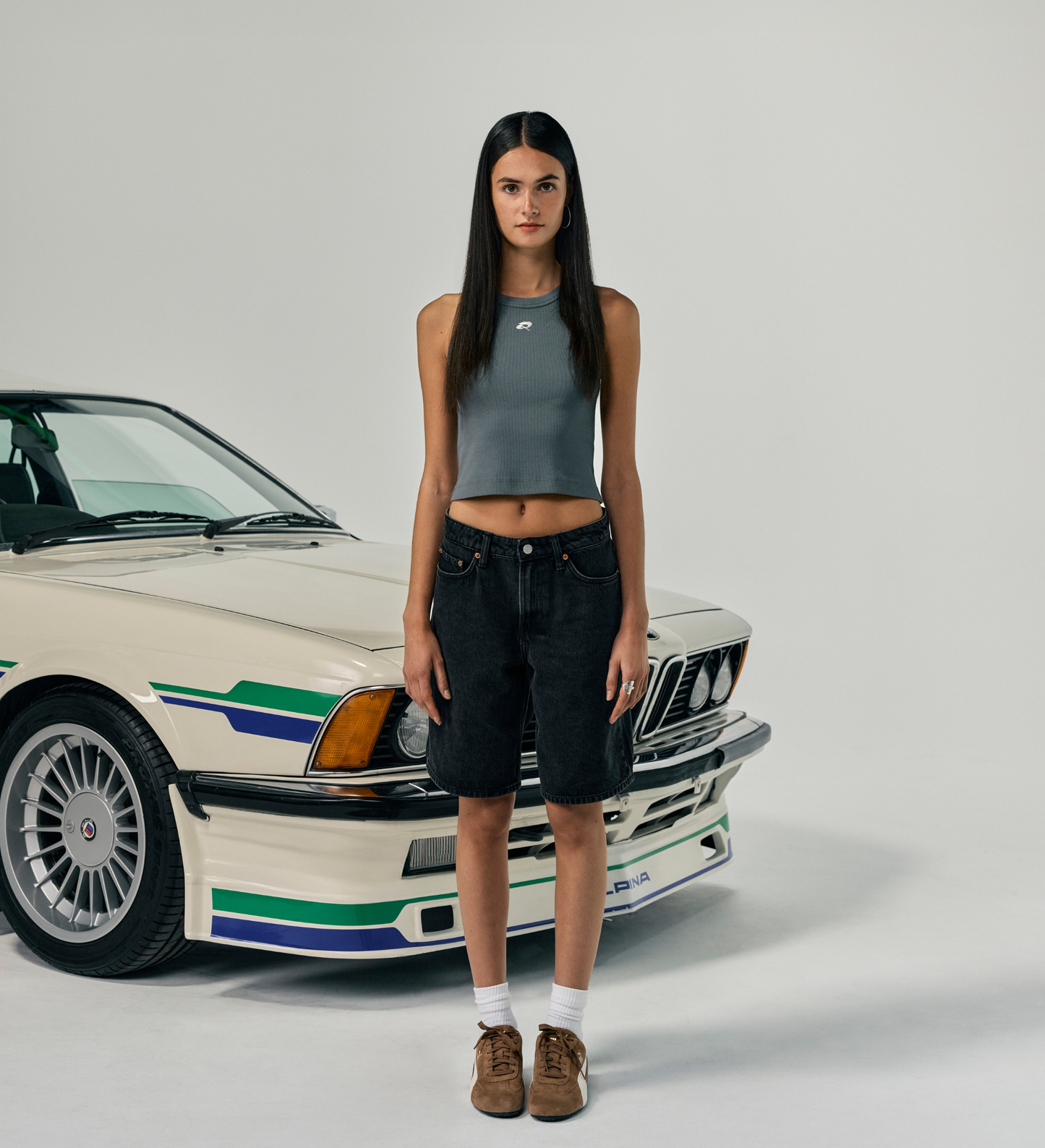 Quadrant Ribbed Tank Top