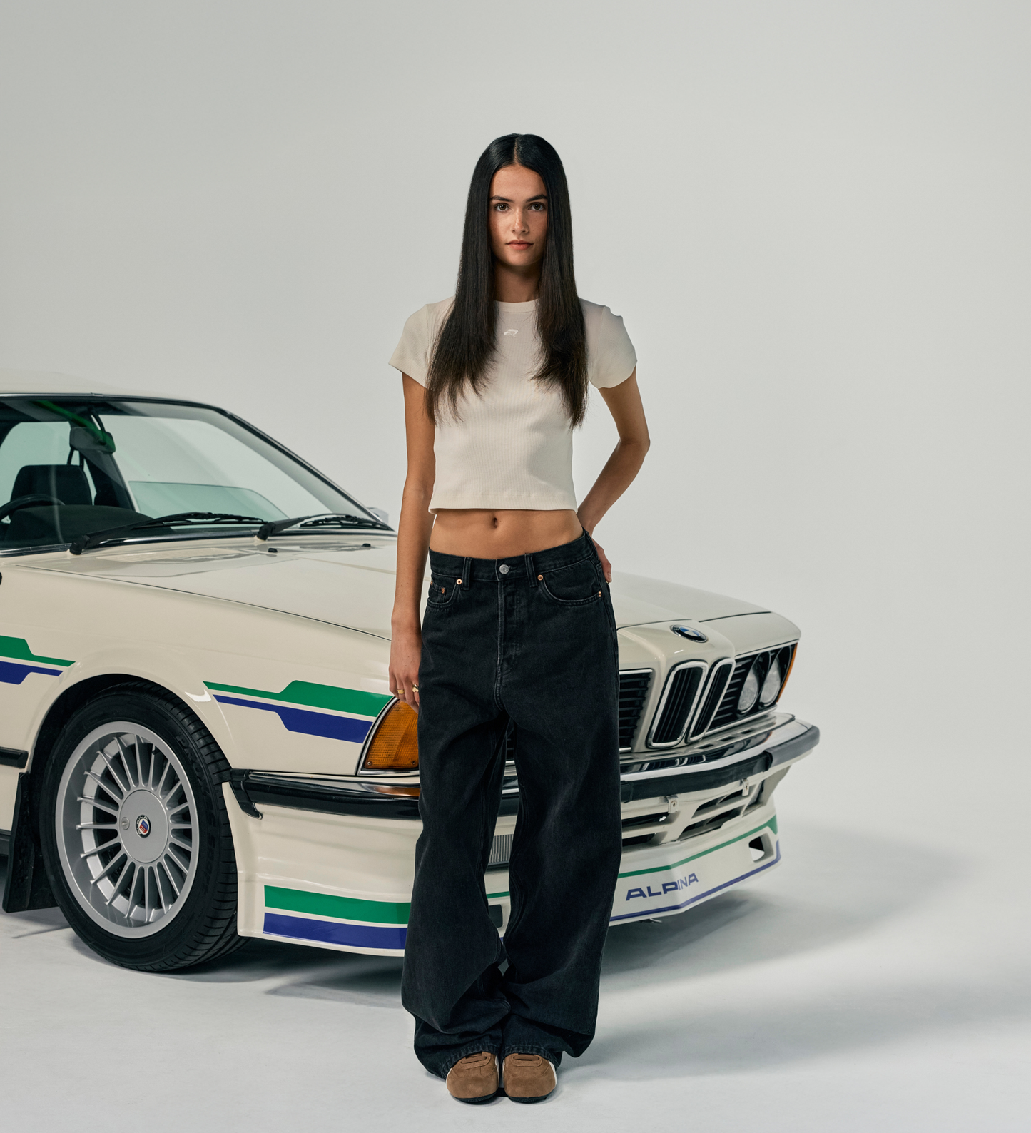 Quadrant Ribbed Baby Tee