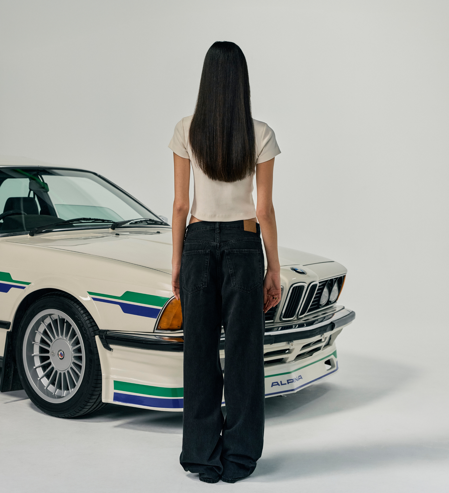 Quadrant Ribbed Baby Tee