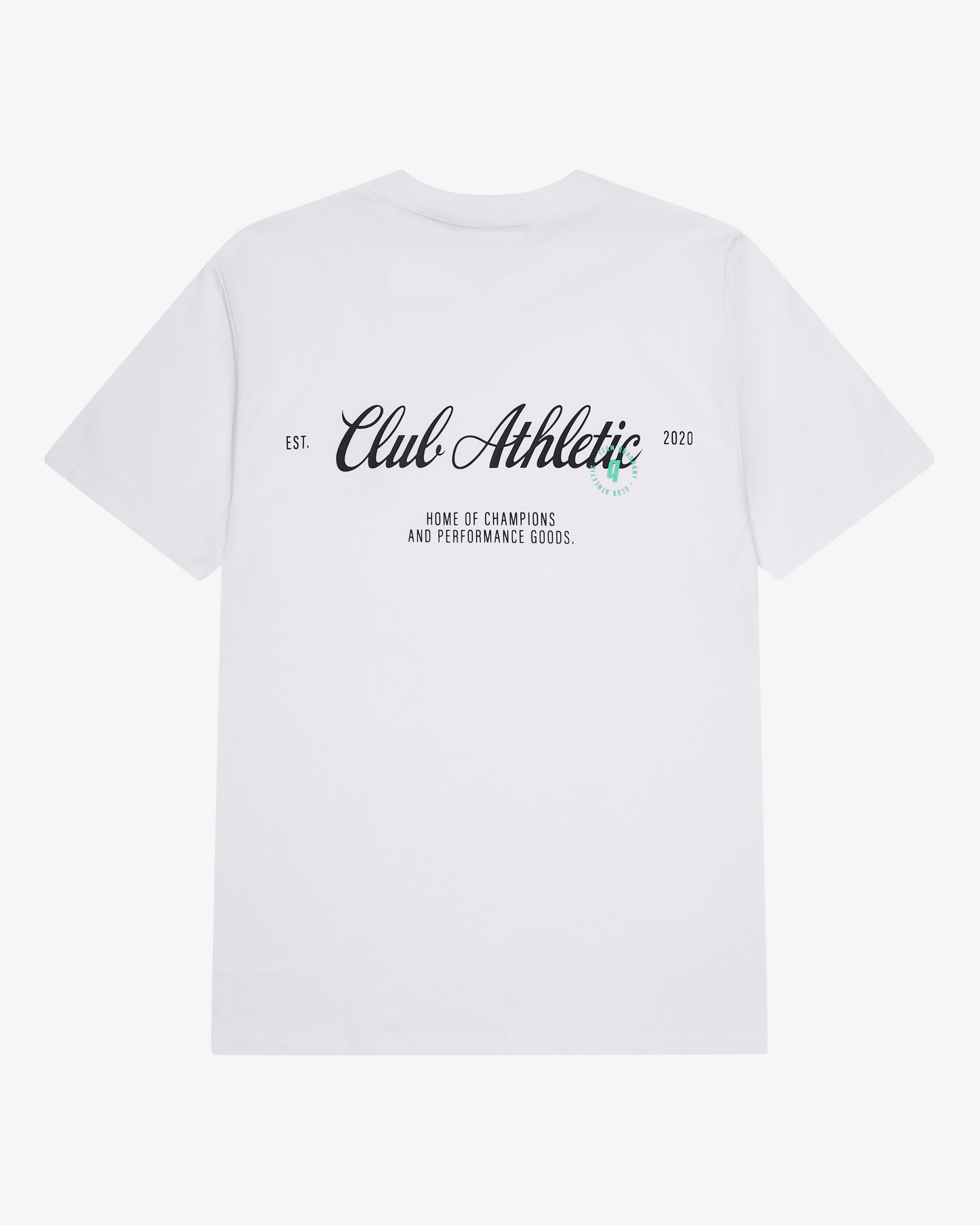 CLUB ATHLETIC WHITE SCRIPT TEE