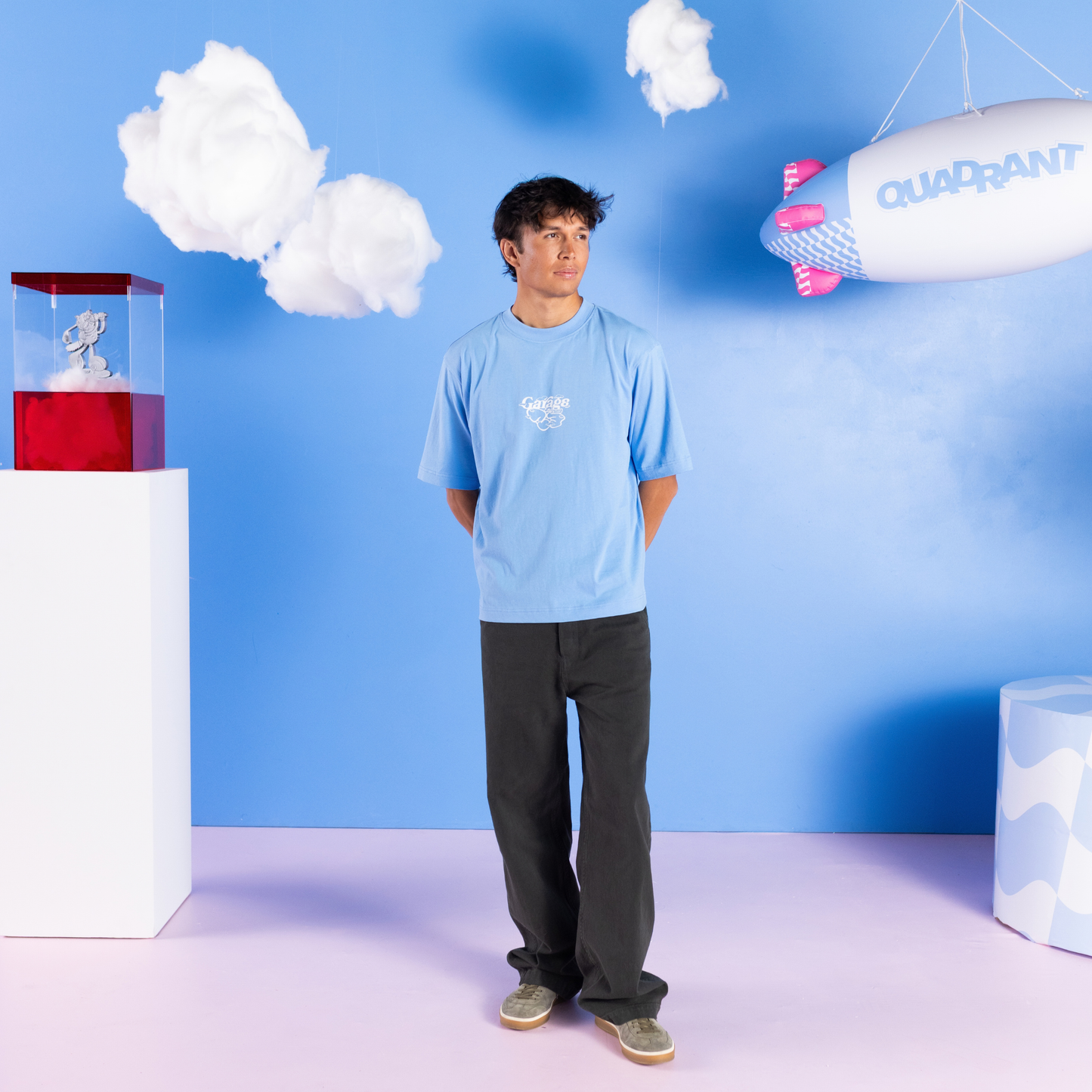 A23 x Quadrant - Tee (Blue)