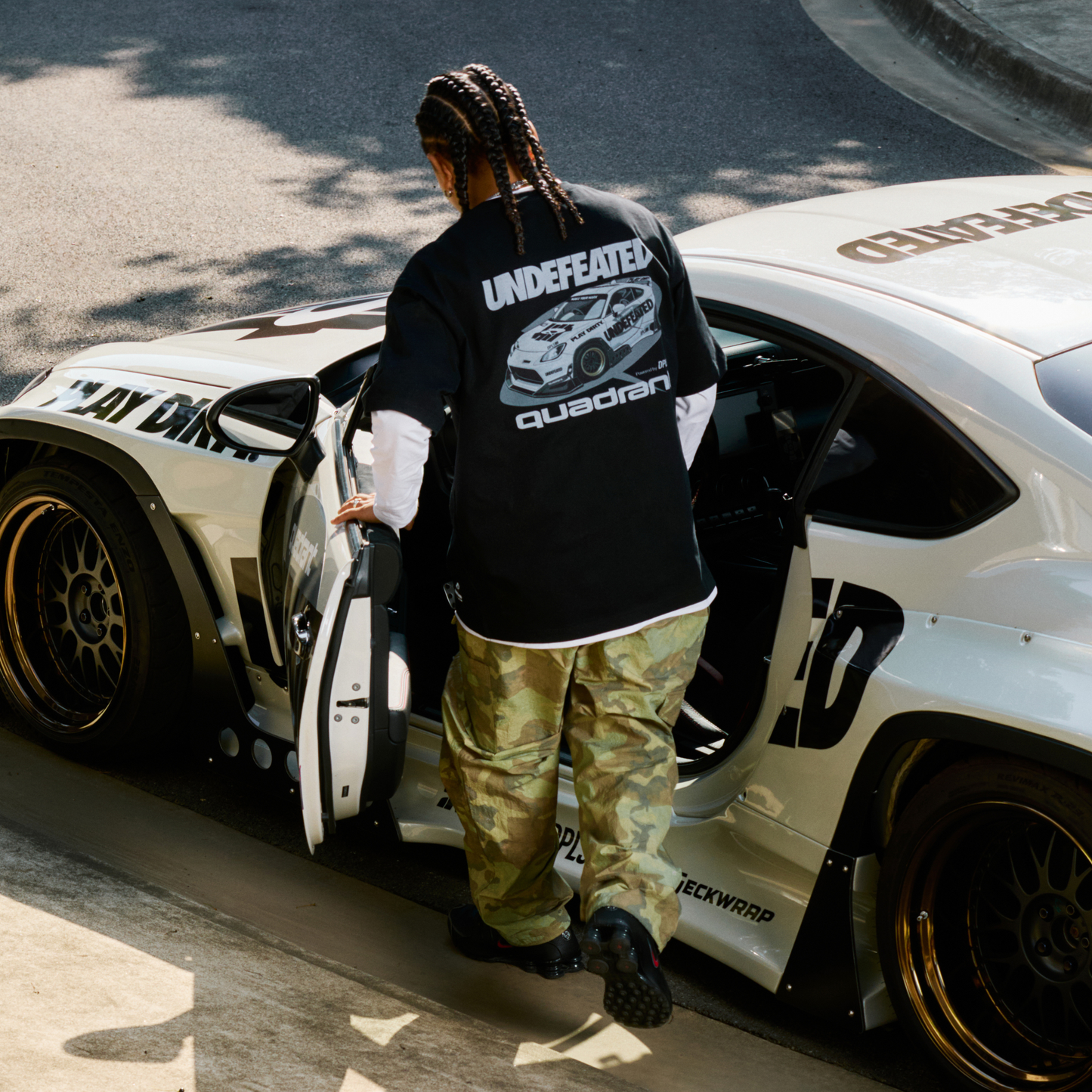 Quadrant x Undefeated T-Shirt Black