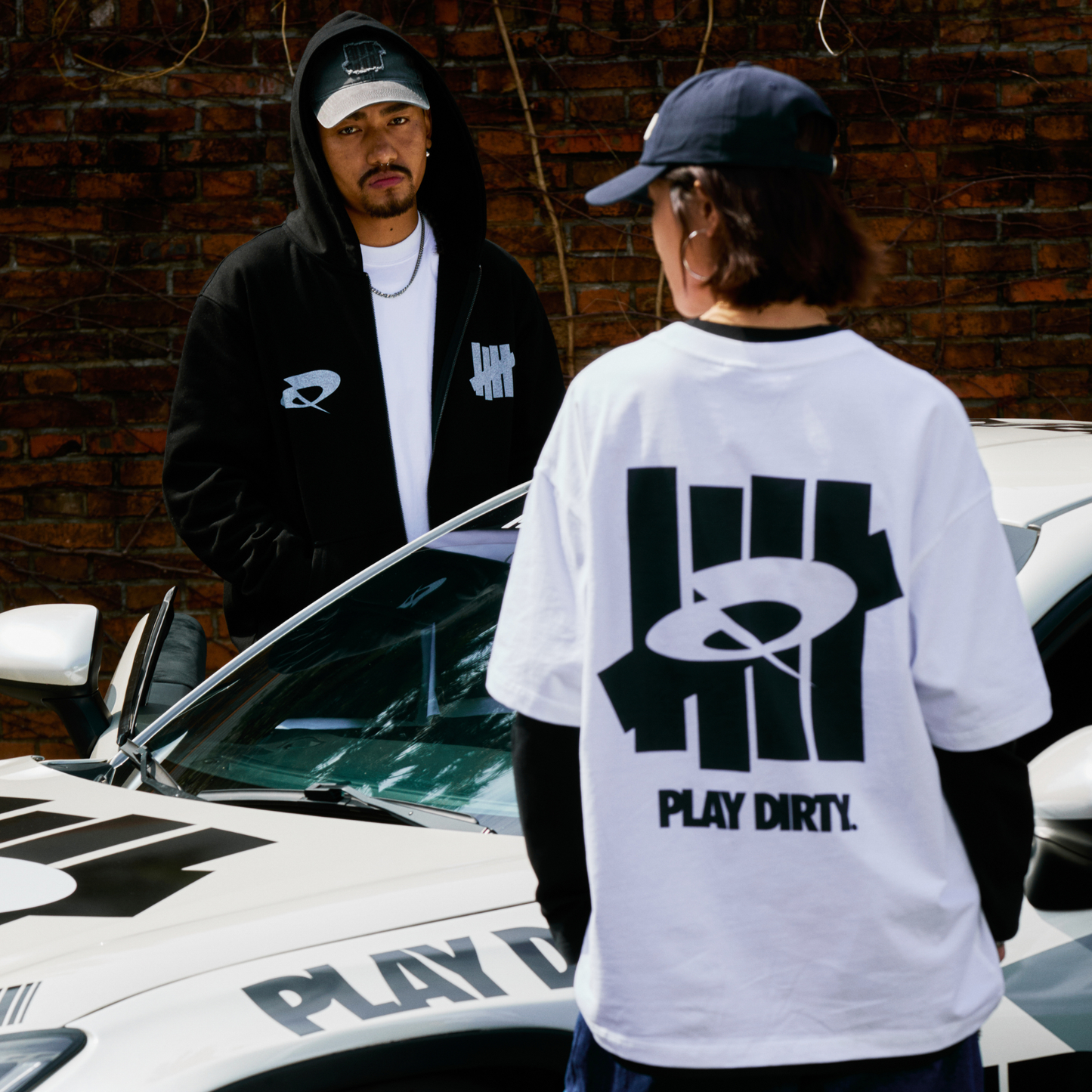 Quadrant x Undefeated T-Shirt White