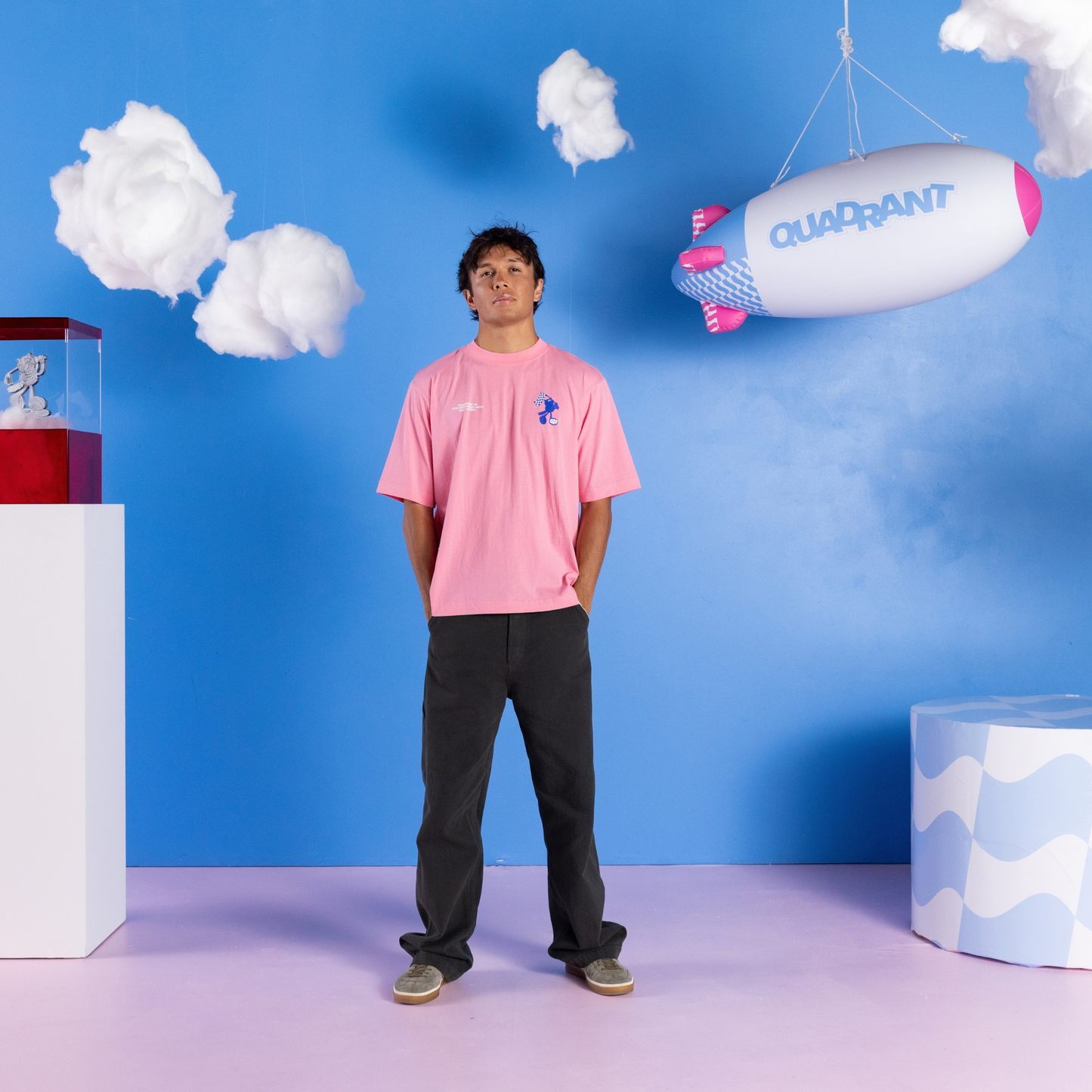 A23 x Quadrant - Tee (Pink)