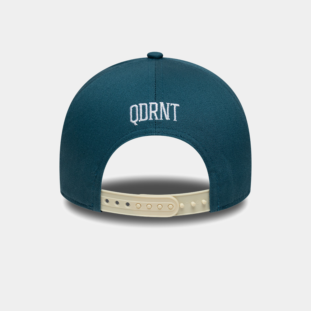 Quadrant x New Era 9FORTY E-Frame Snapback Cap - Cadet Blue