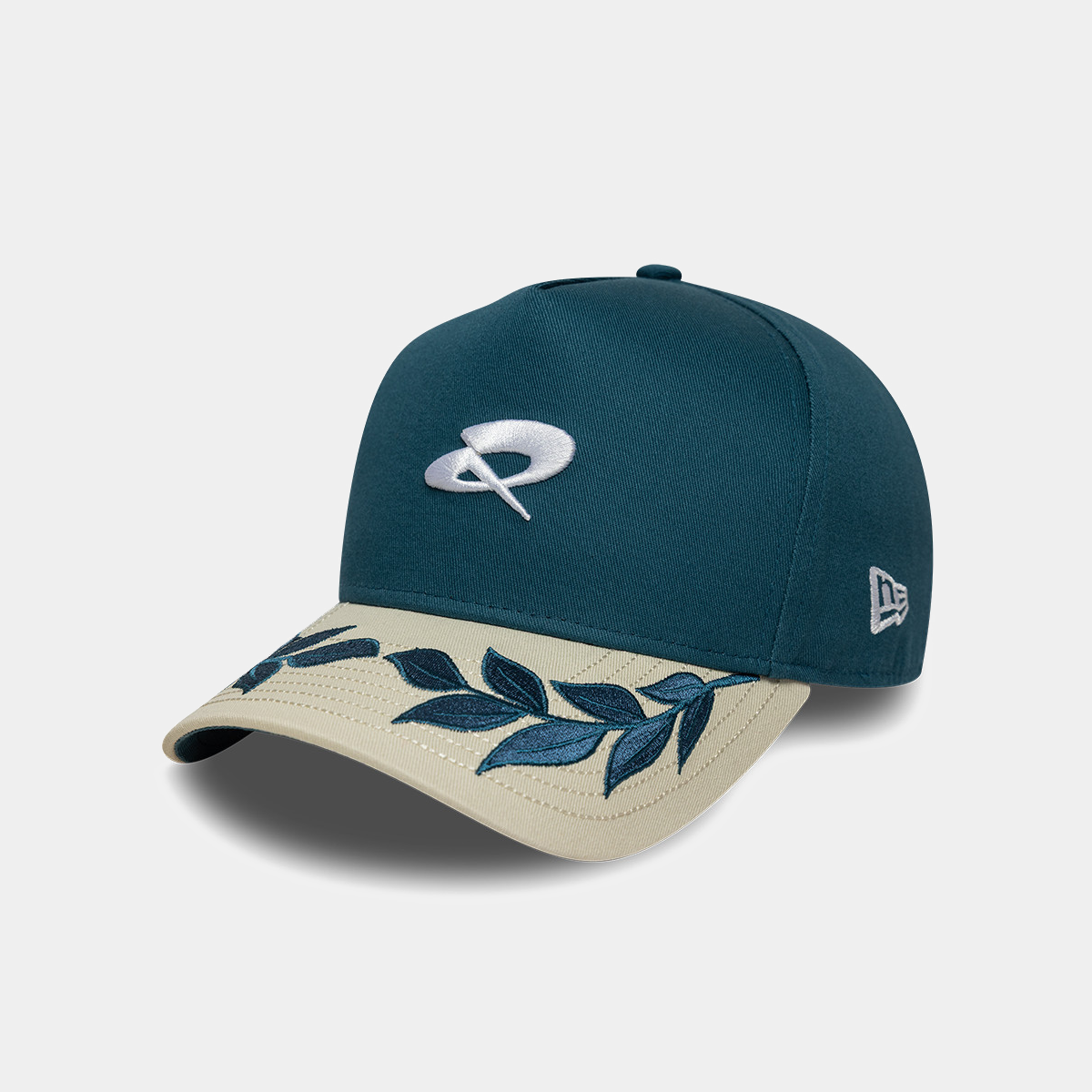 Quadrant x New Era 9FORTY E-Frame Snapback Cap - Cadet Blue