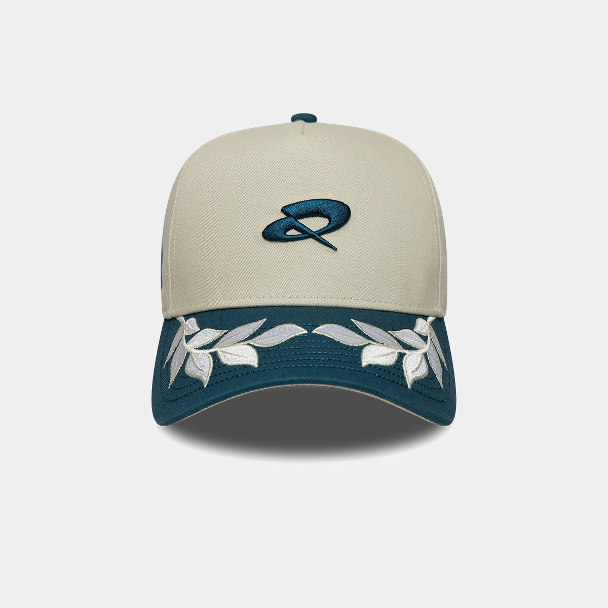 Quadrant x New Era 9FORTY E-Frame Snapback Cap - White Sand