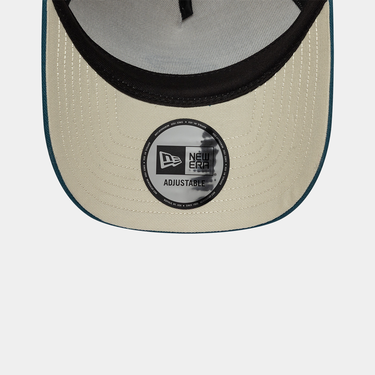 Quadrant x New Era 9FORTY E-Frame Snapback Cap - White Sand