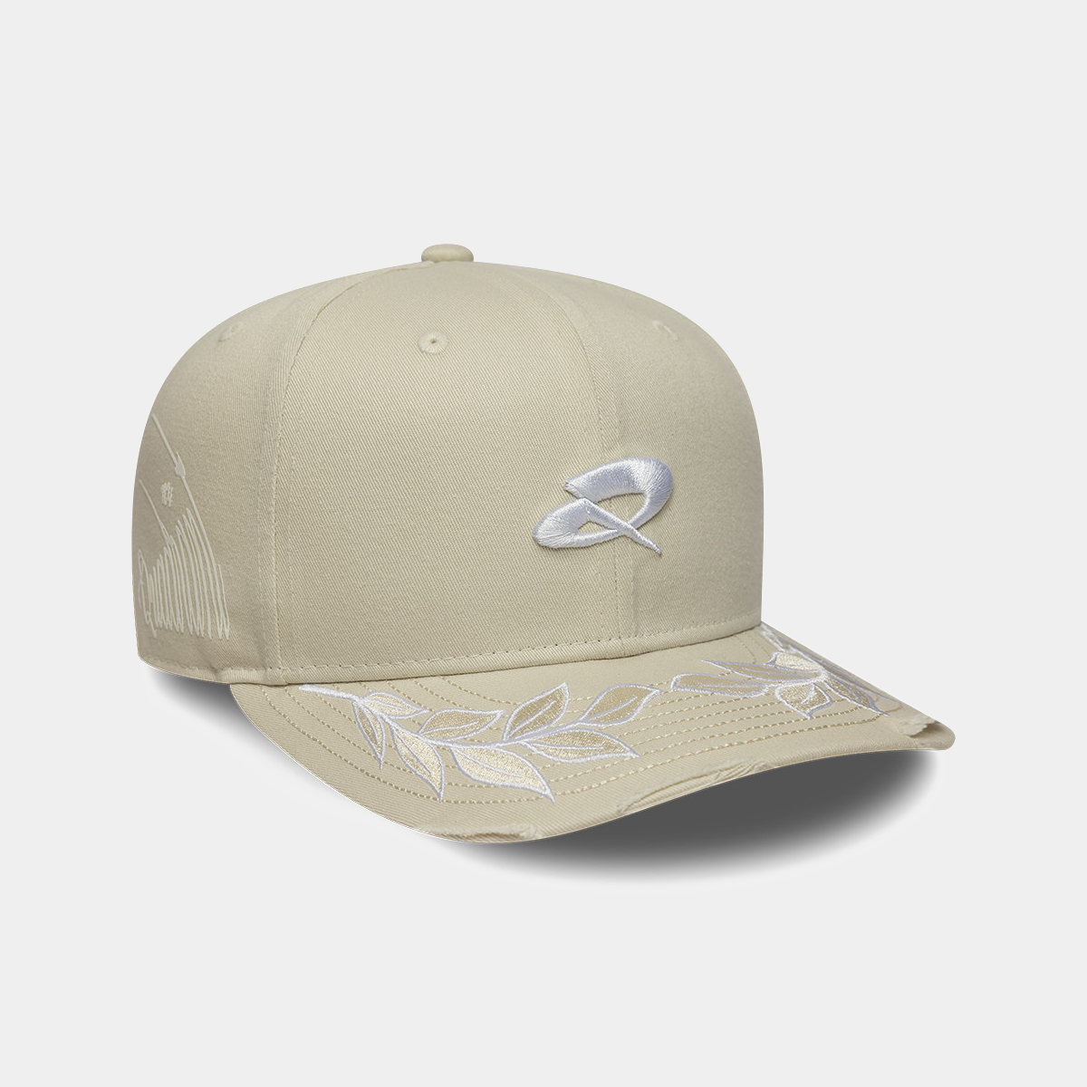 Quadrant x New Era 9FIFTY Snapback Cap - White Sand