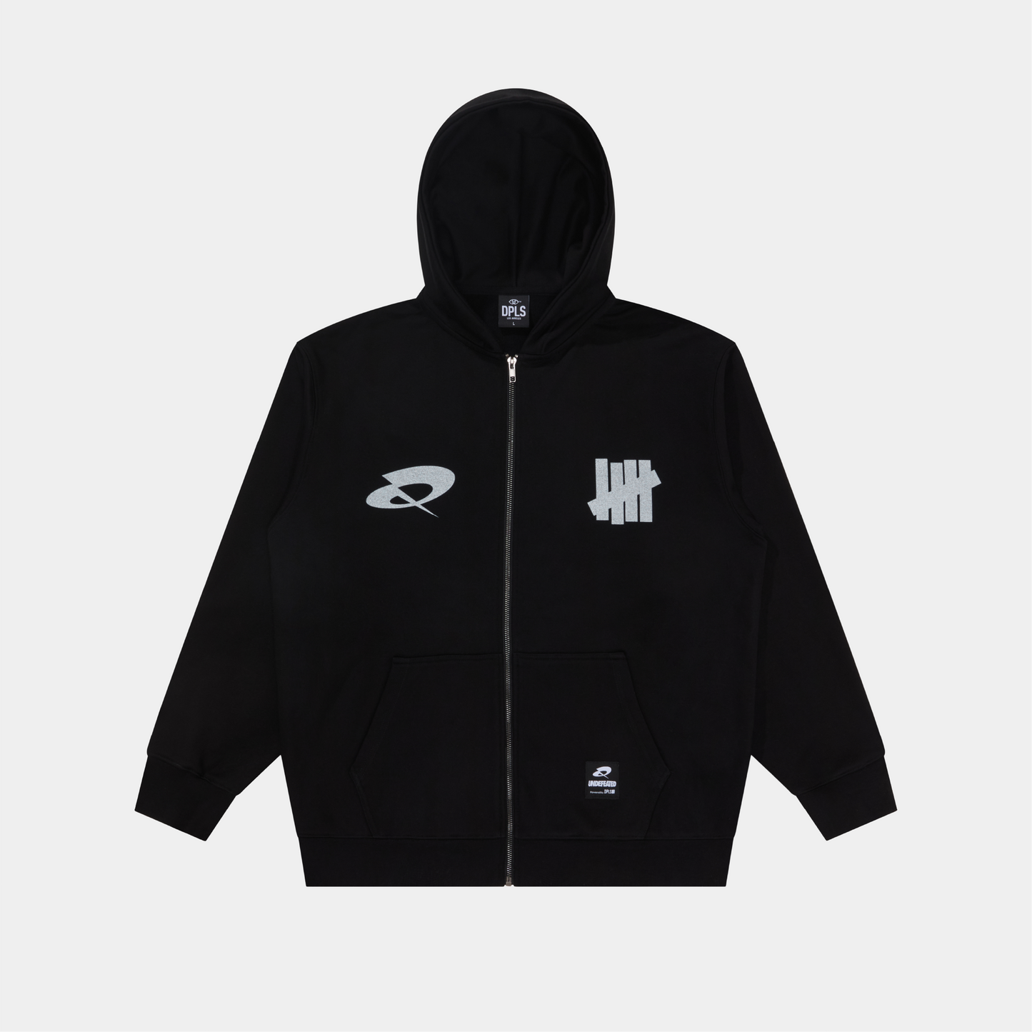 Quadrant x Undefeated Hoodie Black