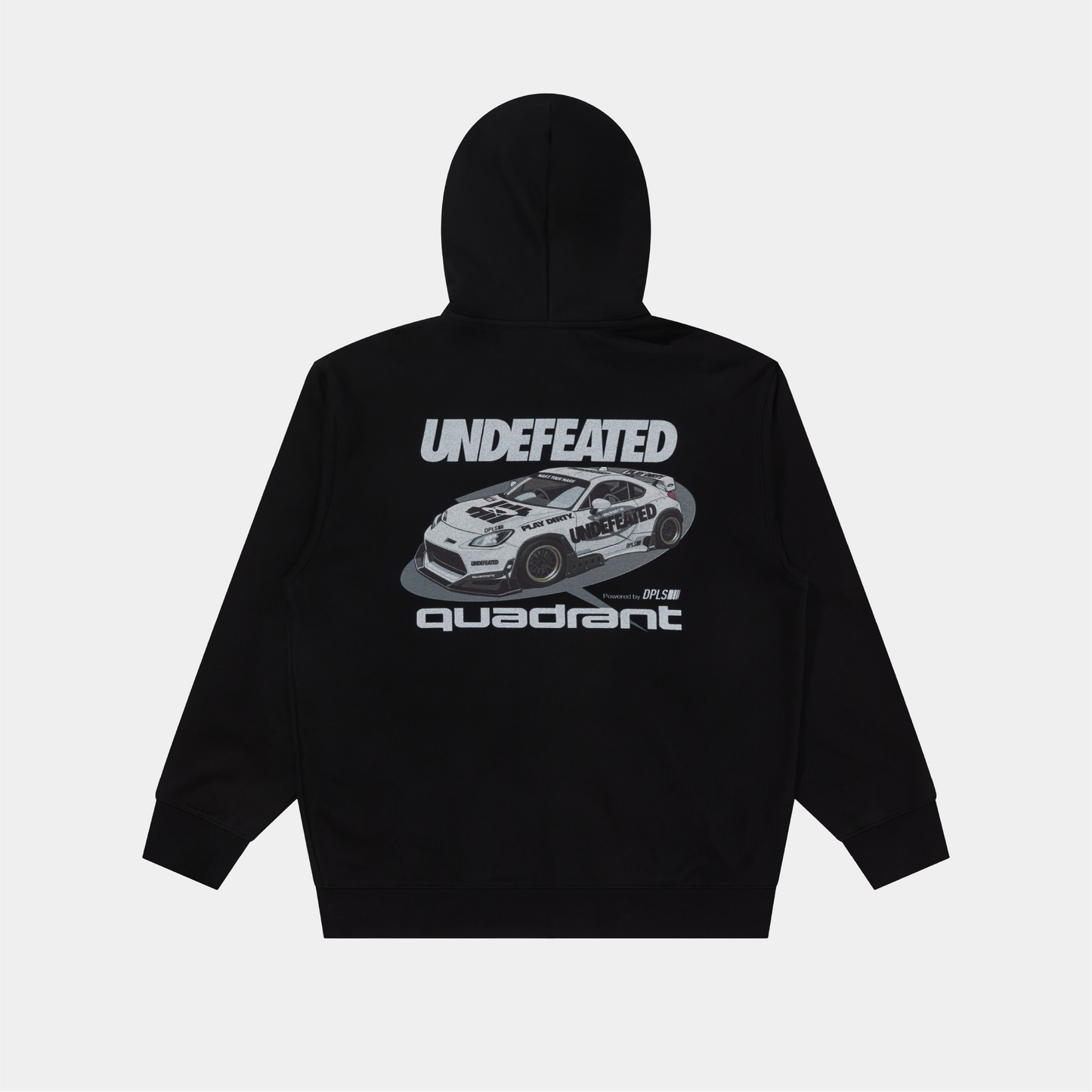 Quadrant x Undefeated Hoodie Black