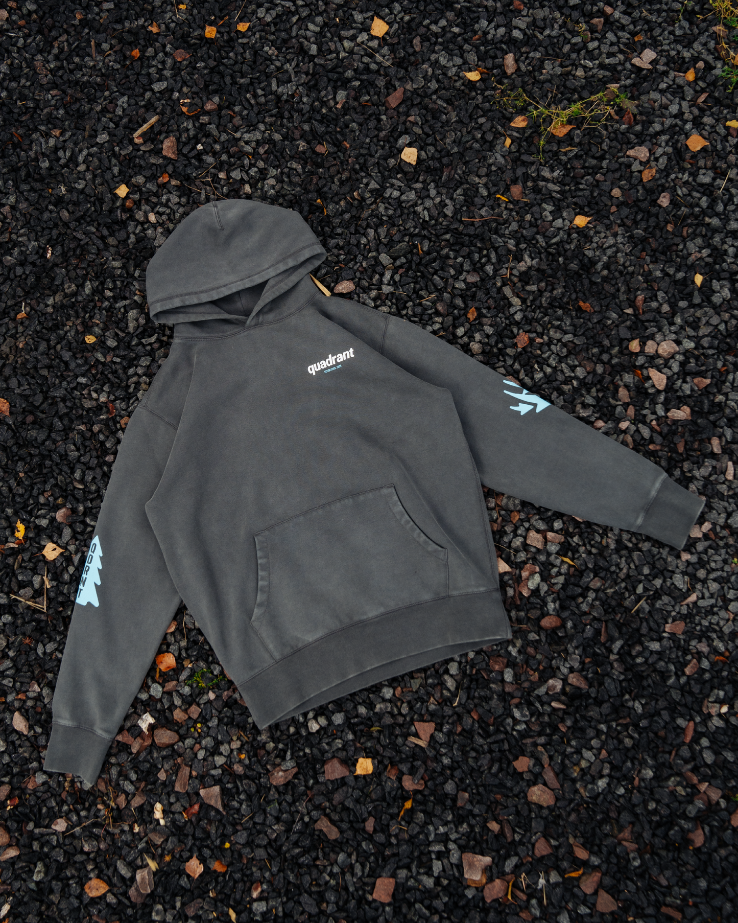 WASHED BLACK DIAGRAM HOODIE