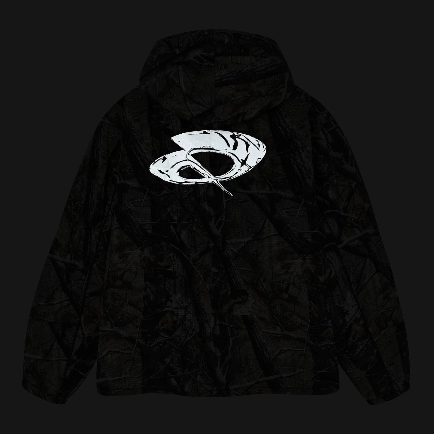Chrome Reversible Camo Puffer