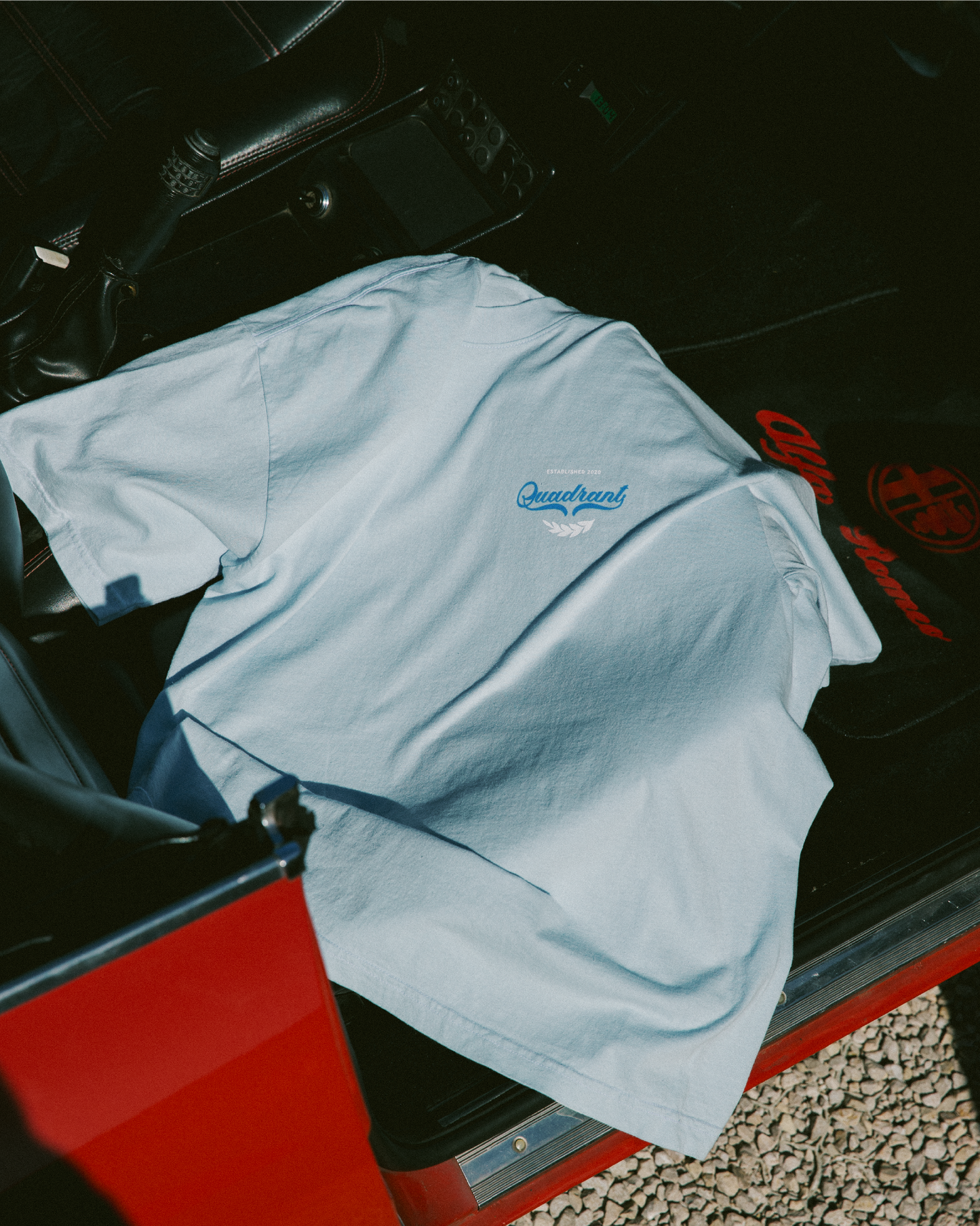 CLEAR BLUE RACER TEE