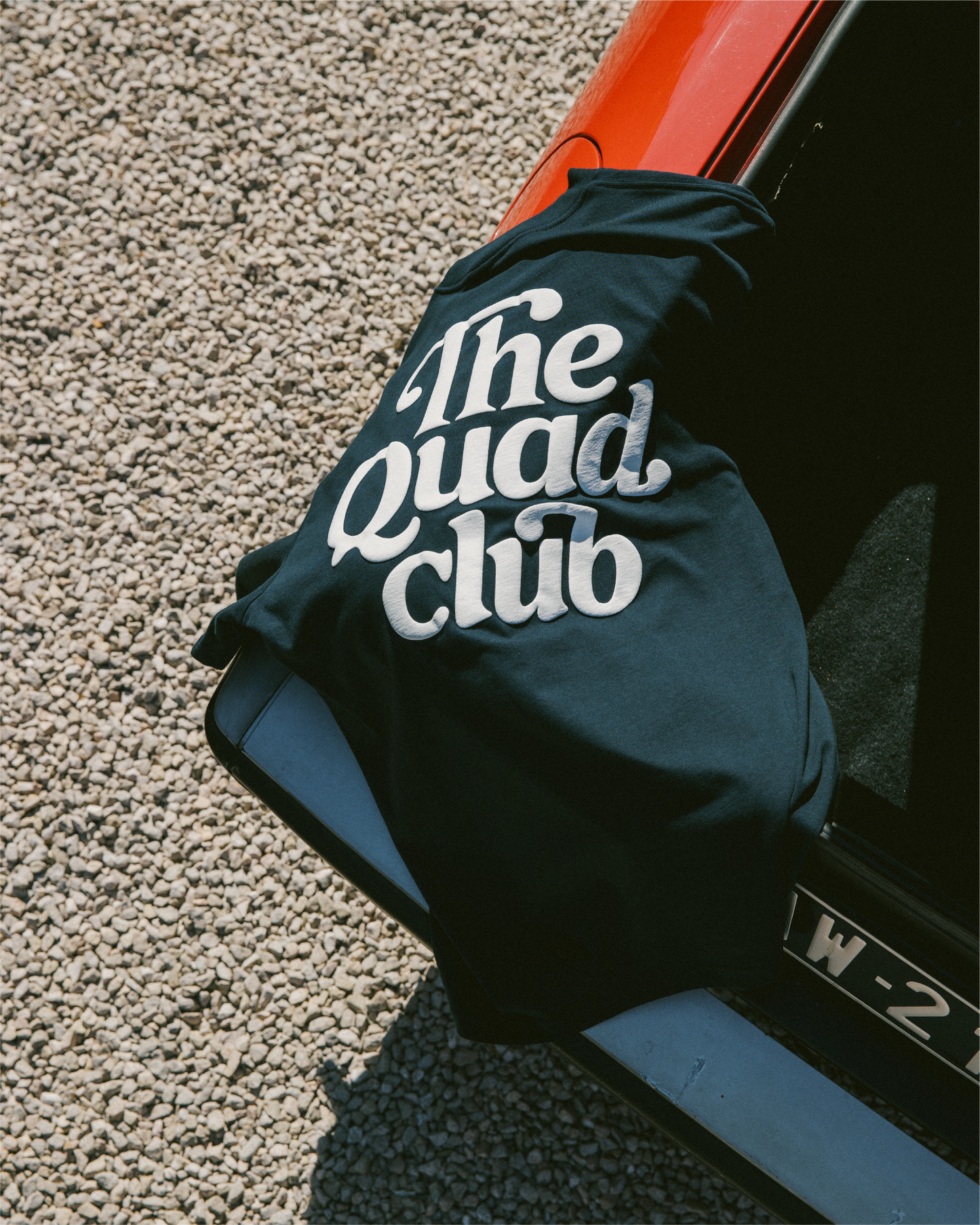 NAVY QUAD CLUB TEE