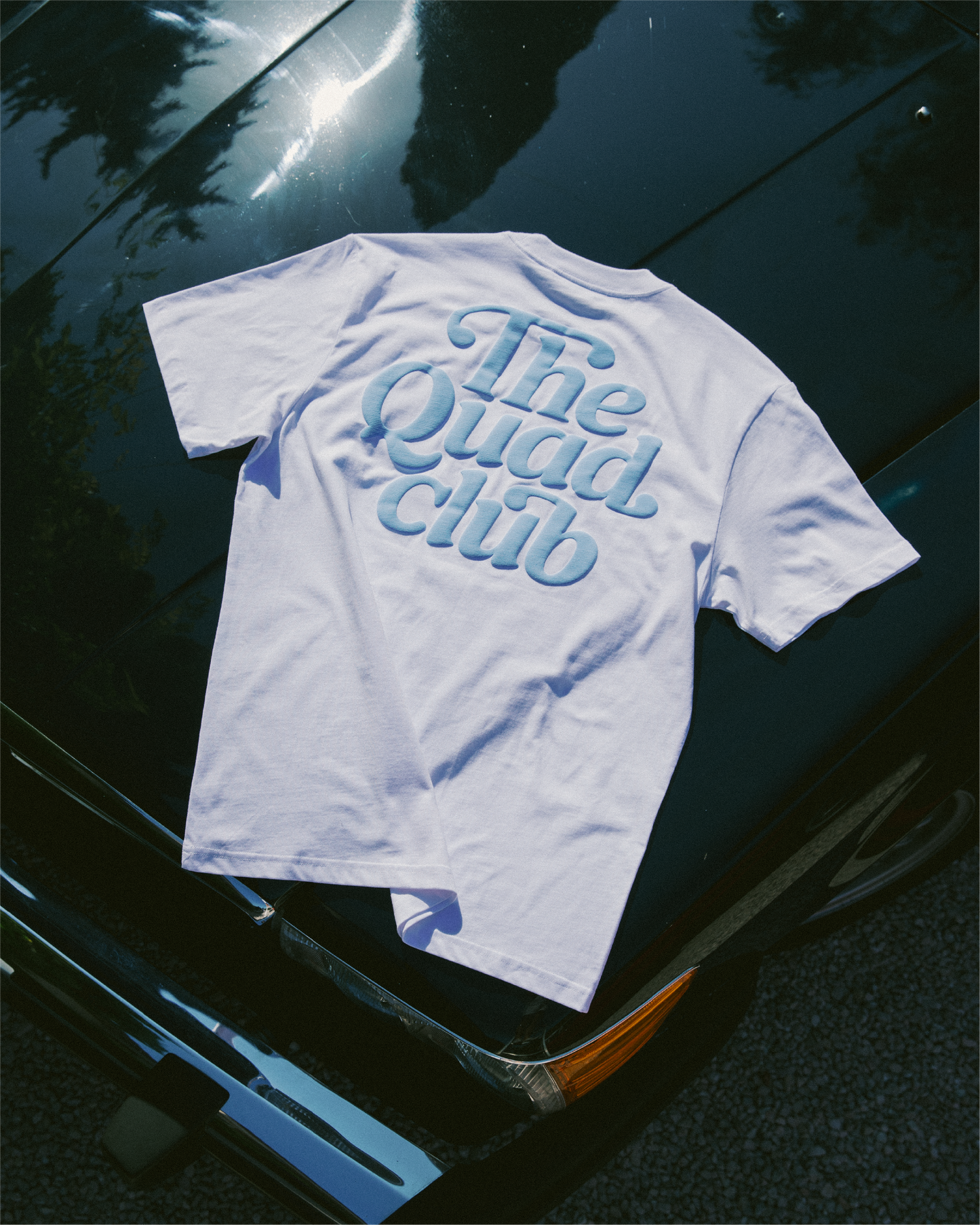 WHITE QUAD CLUB TEE