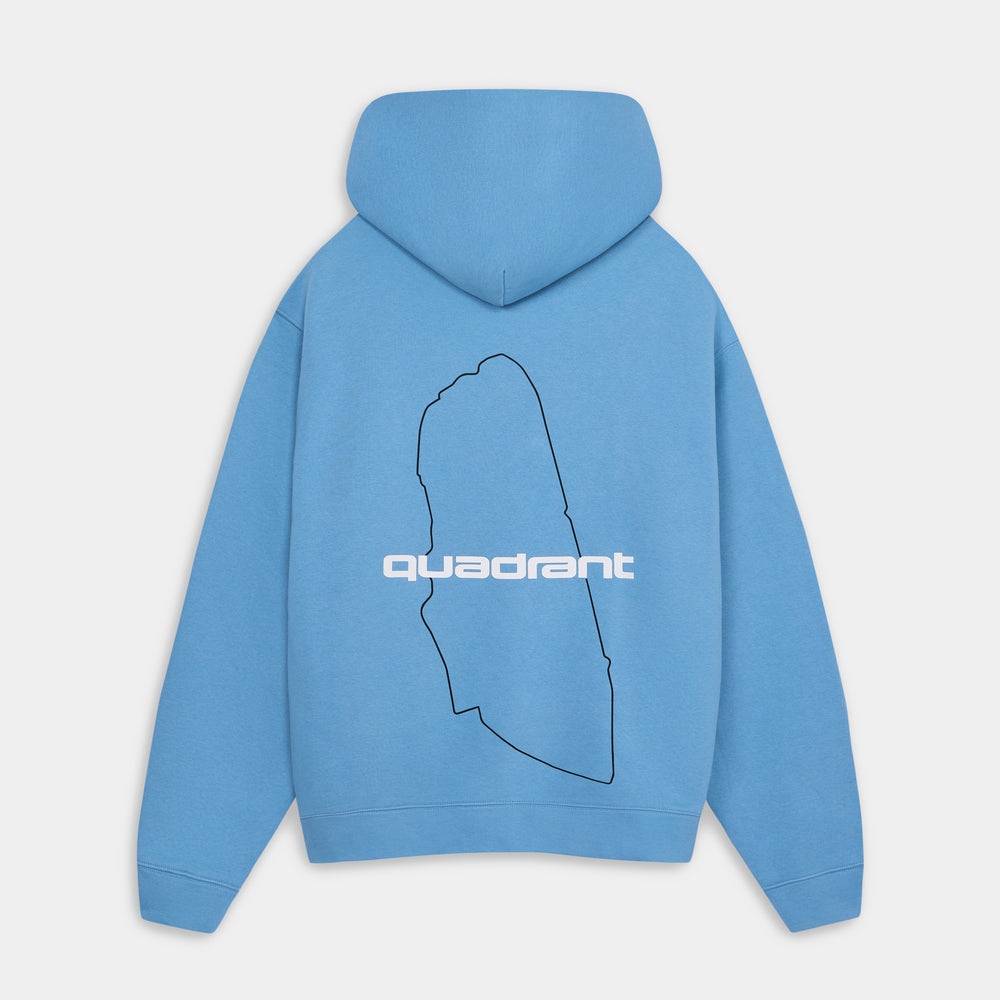 Quadrant x Le Mans Sky Blue Hoodie