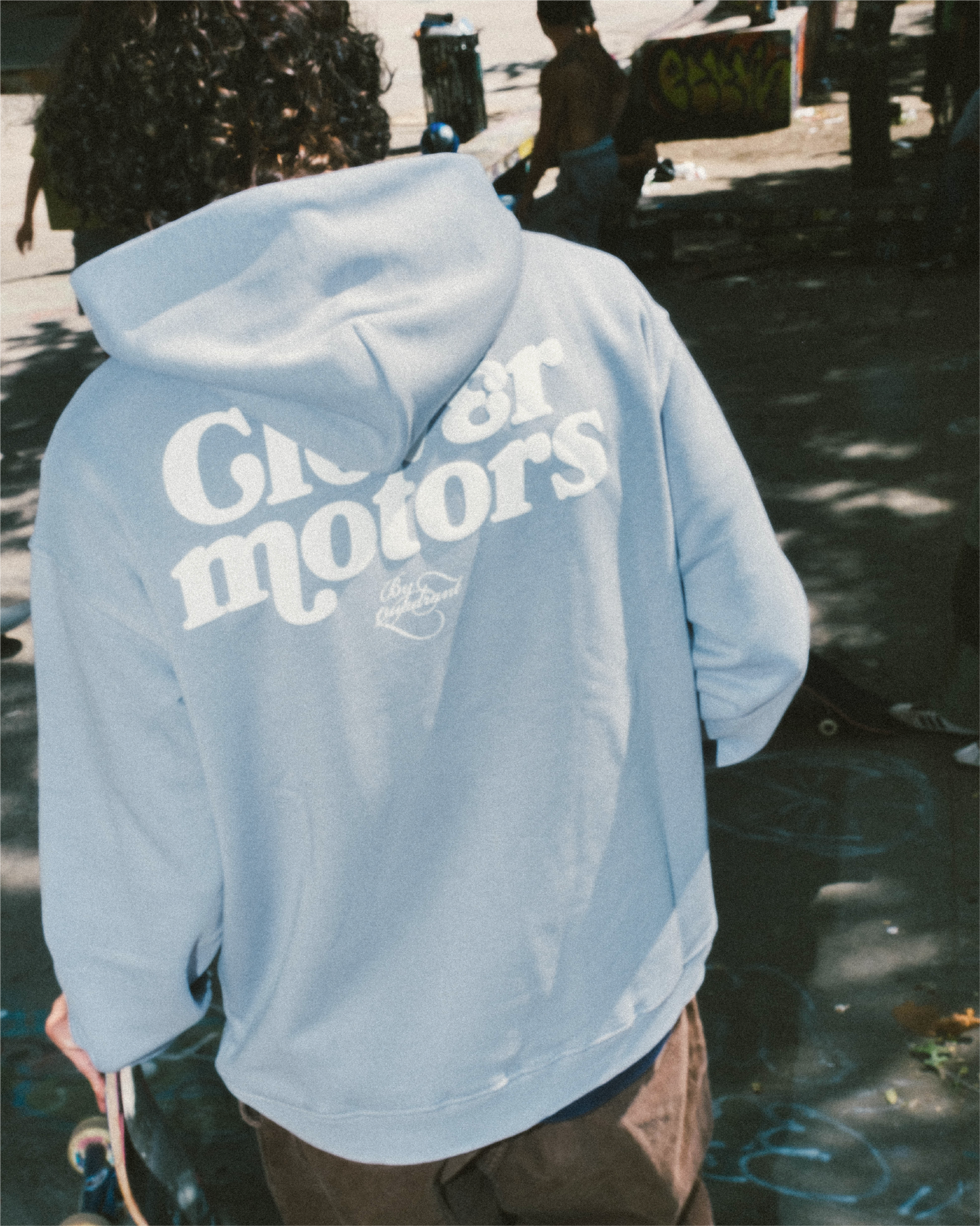 POWDER BLUE CLOVER HOODIE