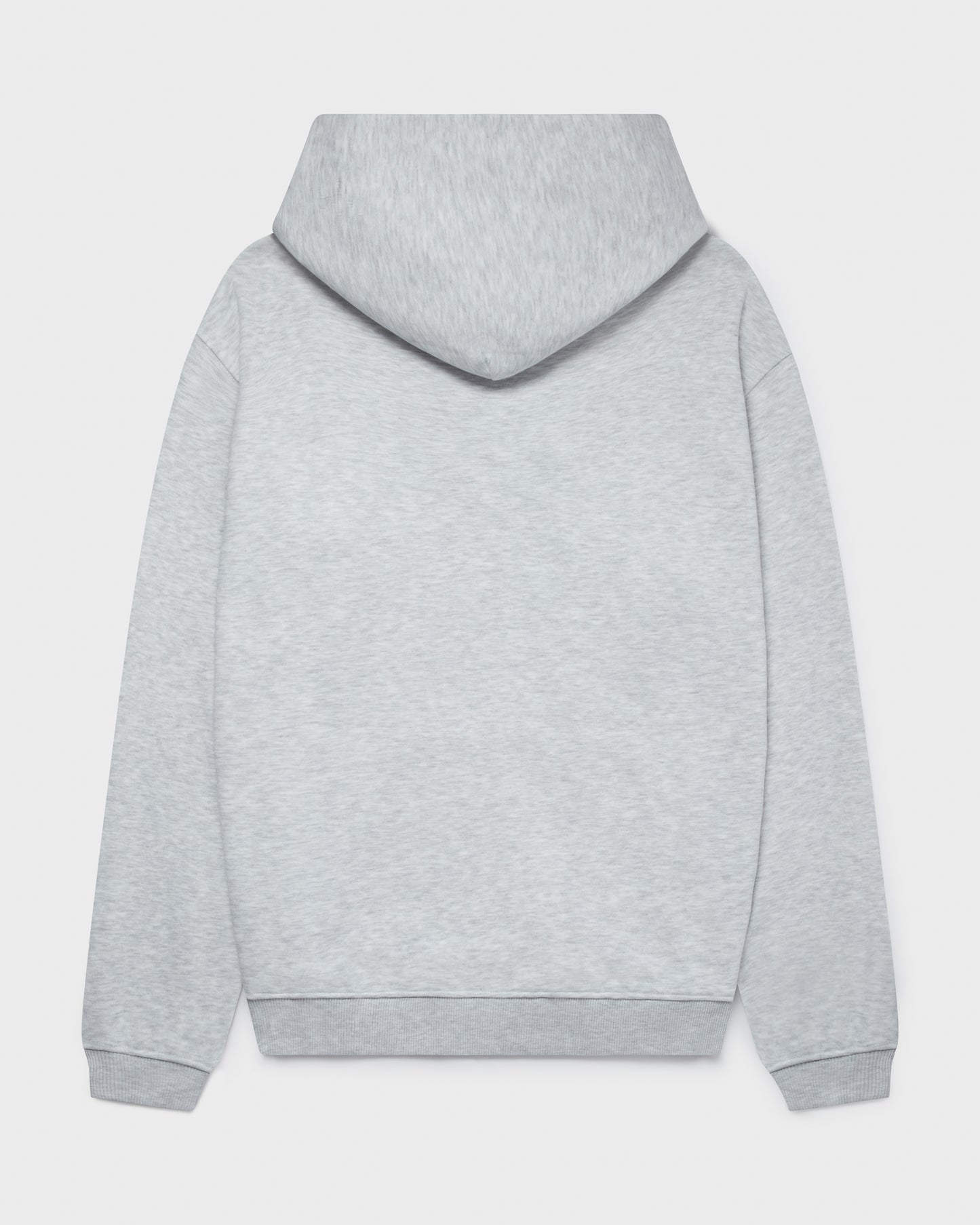 WHITE HEATHER VARSITY HOODIE