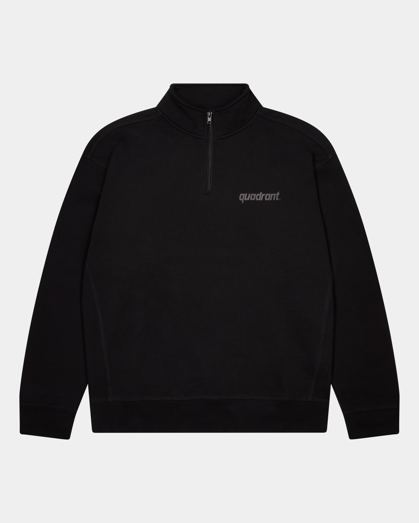 BLACK ORIGINALS QUARTER ZIP – Quadrant