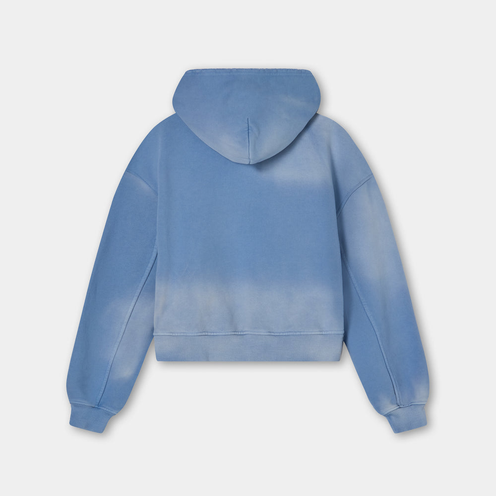 メンズウェア Sqoud Grid Cropped Jacket blue QUAD_SPRAY_CROPPED_HOODED_SWEA