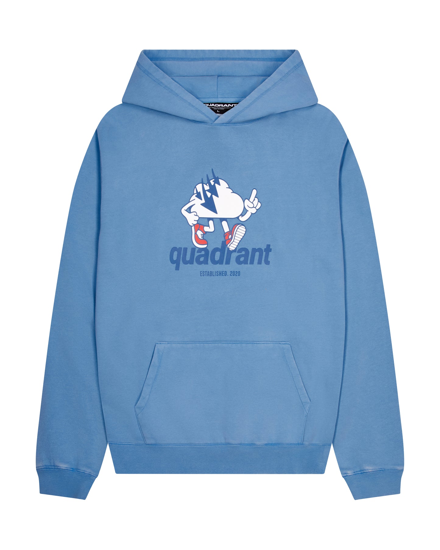 MASCOT HOODIE IN LIGHT BLUE